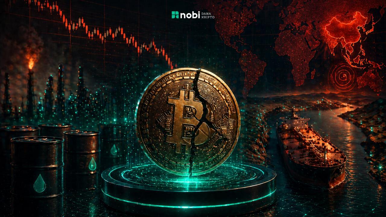 Bitcoin Tergelincir ke Terendah Sepekan, Dipukul Krisis Minyak Asia