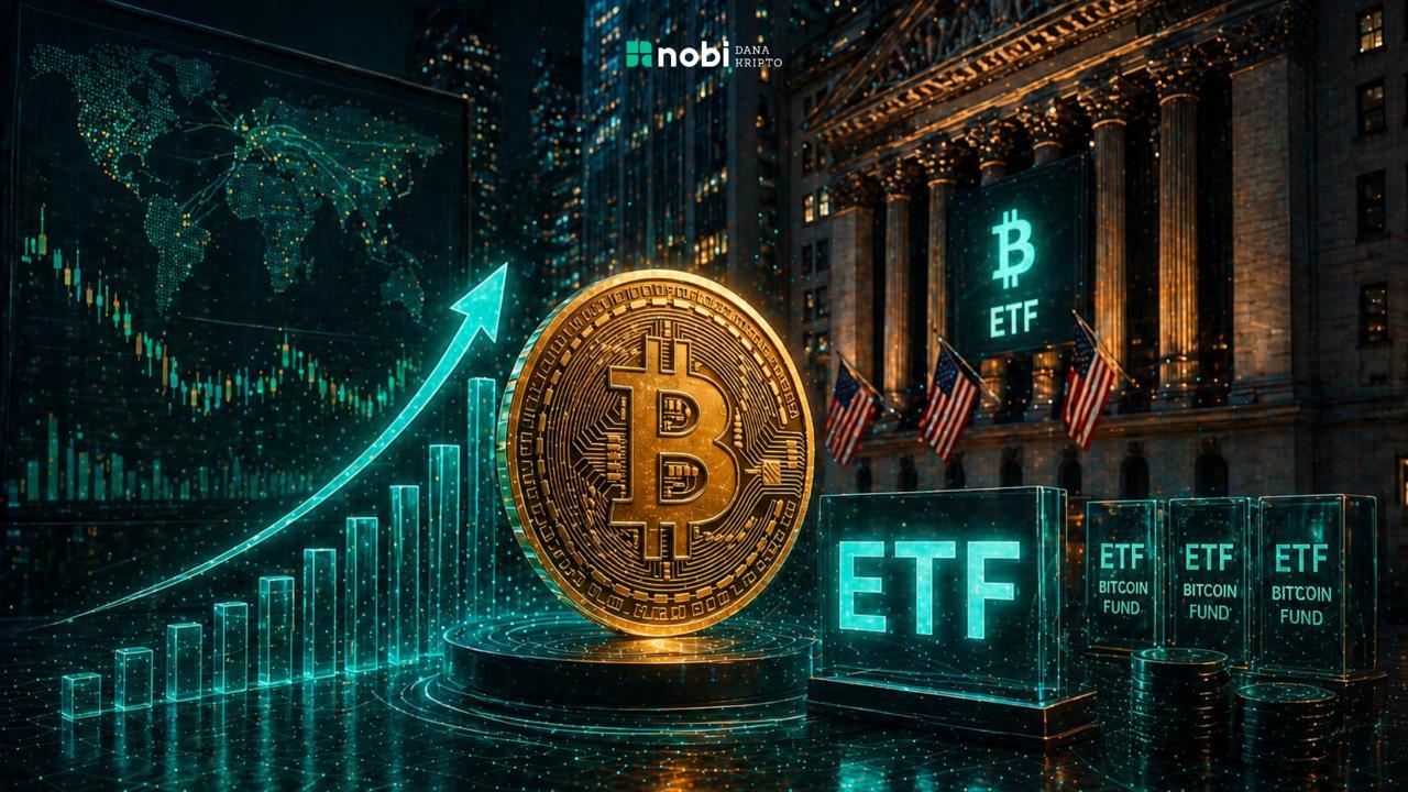 ETF Bitcoin AS Catat Inflow Rp39,6 Triliun di April 2026, AUM Tembus Rp1.664 Triliun