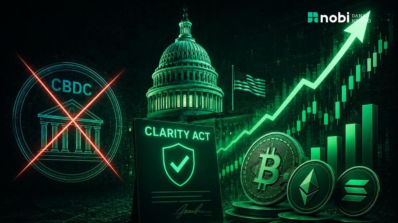 AS Tolak CBDC, Dorong Clarity Act: Apa Artinya untuk Harga Kripto ke Depan?