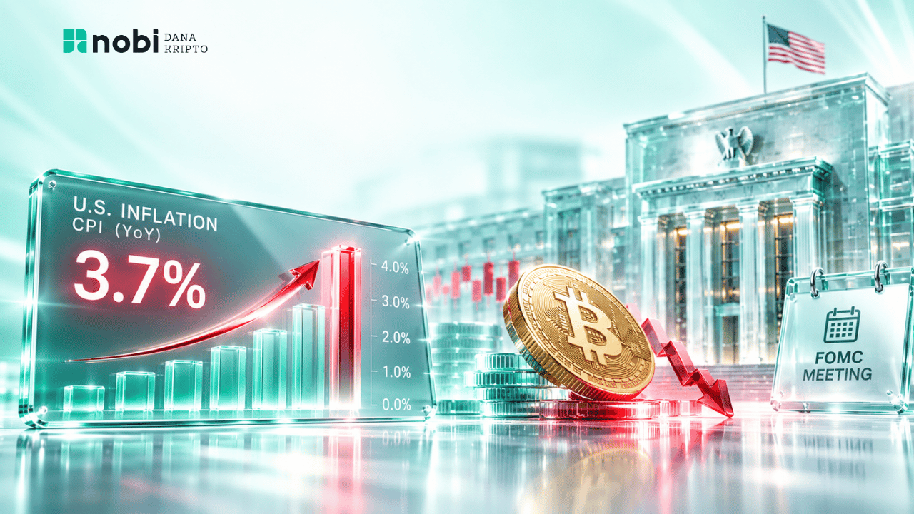 Inflasi AS Naik ke 3,7%, Harga Bitcoin Turun $1.000: Apa Dampaknya Jelang Rapat The Fed?