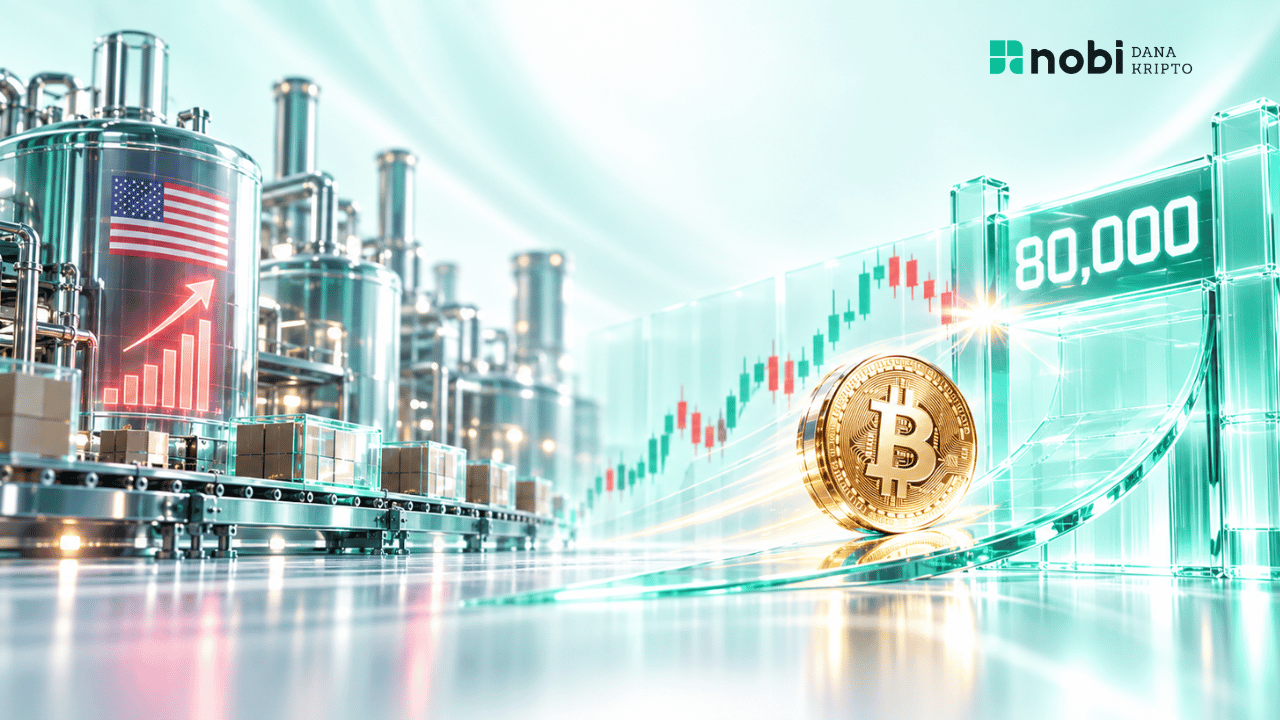 Inflasi Produsen AS Melonjak 6,3%, Tertinggi Sejak 2022: Harga Bitcoin Kembali Uji $80.000