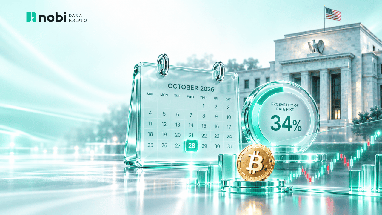 Peluang The Fed Naikkan Suku Bunga 28 Oktober Naik ke 34%: Apa Artinya bagi Harga Bitcoin?